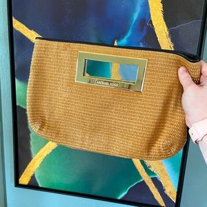 Michael Kors Woven Clutch
